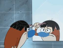 19 Things Everyone That Has Grown Out Their Fringe Can Understand Old School Cartoons Hair Gif Cartoon