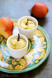Compote De Poires A La Vanille Un Dejeuner De Soleil Compote Poire Recette Alimentation