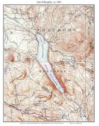 Lake Willoughby 1939 Old Topographic Map Usgs Custom Composite Reprint Vermont