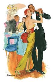 1955 Gilbert Bundy Cartoon Magazine Illustration Illustration Vintage Illustration