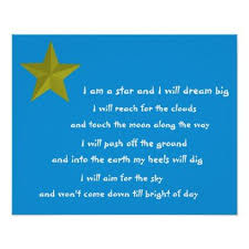 I Am A Star Children S Poem Poster Zazzle Com In 2021 Childrens Poems Kids Poems Poems About Stars