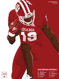 Indiana Indiana Football Sports Graphic Design Eastern Illinois