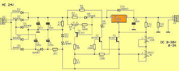 Lm350 0 30v 0 3a Laboratory Power Supply Electronics Projects Circuits