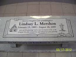 Lindsay Leigh Mershon (1985-2007)