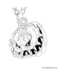 There's something for everyone from beginners to the advanced. Scary Pumpkin Halloween Coloring Pages Jack O Lantern Coloring Pages Coloring Pages For Kids And Adults