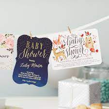 A huge range of customizable products. Elegant Baby Shower Invitation Wording Tiny Prints