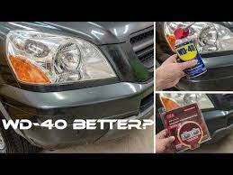 Wd40 Vs 3m Best Headlight Restoration Method Youtube How To Clean Headlights Headlight Restoration Diy Headlight Restoration