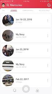 Tap the stories tab at the top of the screen to access your. Snapchat 101 How To Use Memories To Save Snaps Edit Old Snaps More Smartphones Gadget Hacks