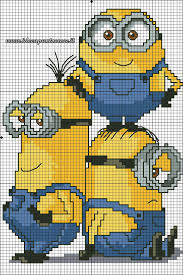 Minions Cross Stitch Pattern Cross Stitch Patterns Cross Stitch Stitch Projects