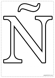 N Abecedario Letras Grandes Imprimir Mayusculas Abecedario Letras Grandes Letras Para Imprimir Letras Grandes Para Imprimir Si quieres imagenes de letras grandes para imprimir y aprender el abecedario con ellas, este blog es perfecto para ti. n abecedario letras grandes imprimir