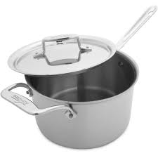 All Clad D5 Brushed Stainless Steel Saucepans Sur La Table