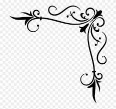 Filigree Corner Png Corner Clip Art Png Transparent Png Is Best Quality And High Resolution Which Can Be Used Personally Or Non Clip Art Png Corner Designs