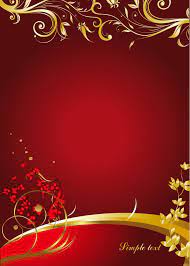 باترن ذهبي على خلفية حمراء المواد red background gold pattern background
