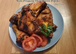 Resep ayam panggang oven berikut ini bisa anda coba sebagai variasi menu masakan yang bisa disajikan setelah oven cukup panas, masukkan daging ayam kedalam oven, panggang kurang lebih 15 menit. Resep Ayam Panggang Oven Bumbu Paprika Tanpa Ungkep Non Msg Enak Dan Antiribet Resep Nusantara