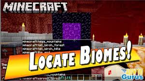 How To Find Biomes In Minecraft Java 1 16 Creative Mode The Locatebiom In 2020 Biomes Minecraft Minecraft Tutorial