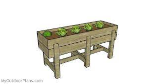 Waist High Raised Garden Bed Plans Myoutdoorplans Free Woodworking Plans And Projects D High Raised Garden Beds Raised Garden Bed Plans Raised Garden Beds