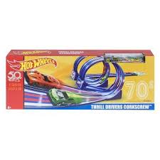 Hot Wheels Thrill Drivers Corkscrew Trackset Mattel Hot Wheels Hot Wheels Hot Wheels Party