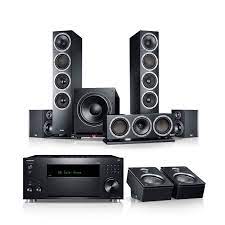 Zum verkauf steht mein teufel consono 35 5.1 heimkino lautsprecher set inkl. Theater 500 Surround Avr For Dolby Atmos 5 1 2 Teufel