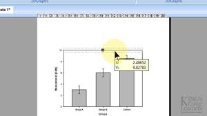 Creating And Analysing A Simple Bar Graph In Sigmaplot 13 Youtube