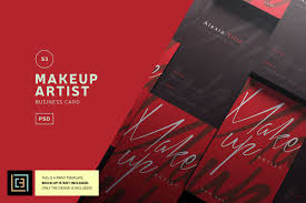 makeup artist business card bc053