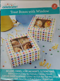 Treat box with window svg, gift box svg, party favor template, cricut cut files, silhouette cut files download springbokcraftsupply 5 out of 5 stars (208) $ 2.16. Way To Celebrate Treat Boxes With Window 30 Count 3x10ct For Sale Online Ebay