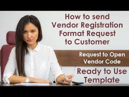 Gather information through the template regarding the type of business enterprise of the vendor. How To Send Vendor Registration Request Letter To Customer Youtube