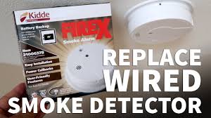 They recommended that we change the batteries. How To Replace Hardwired Smoke Detector Safely Update Your Smoke Detectors With Kidde Firex Youtube