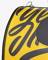Download Pet Carrier Mockup In Apparel Mockups On Yellow Images Object Mockups