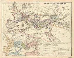Roman empire in the time of christ, antique map by johnson, 1870. Imperium Romanum Roman Empire Art Source International