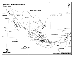Mapa de méxico con nombres, límites y líneas geográficas. Mapa Para Imprimir De Mexico Mapa De Estados Unidos Mexicanos Inegi De Mexico Mapas Interactivos