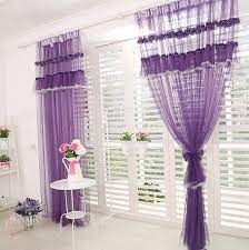 ستائر دانتيل فخمة بيج وشيفون 2018 lace curtains عرب ديكور