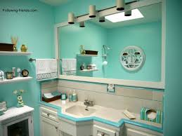 Following Friends Girl Bathroom Decor Aqua Bathroom Small Space Bathroom Aqua paint colors walk the line between natural greens and seaside blue paint colors.