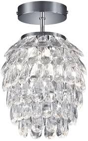 The light itself is very lightweight which helps make it very easy to install in an existing ceiling fixture box. Reality Ceiling Lamp Pretty 27 X 20 Cm Steel Chrome Internet Home Garden