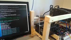 540 * 410 magnaliumlegering bitcoin open air mining rig frame case. Build A 6 Mining Rig Frame With Wood And Screws And A Few Zipties Pyramid Reviews