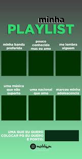 16 de dezembro de 2020, 16:58. Template Minha Playlist Em 2020 Frases De Musicas Instagram Musica