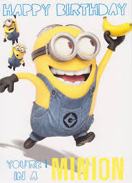 Select a cardstock paper for the card and select blue, yellow, black and grey colored craft paper for the minion craft. Minion Birthday To Me Quotes Quotesgram