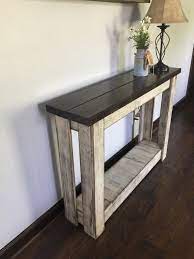 Entryway Table Farmhouse Table Hallway Table Sofa Table Etsy Diy Pallet Furniture Diy Furniture Furniture Diy