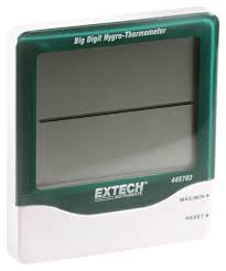 445703 EXTECH INSTRUMENTS, Humidity Meter, Big Digit, 10% to ...