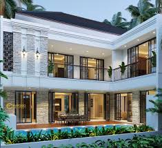 Jasa Arsitek Di Jakarta Desain Rumah Ibu Indah 3 Desain Eksterior Rumah Eksterior Rumah Modern Desain Rumah Kontemporer