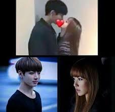 Kiss and make up • album: This Pic Too Aww Kpop Couples Couples Blackpink And Bts