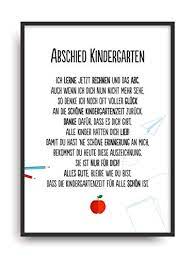 Geschenk Karte Abschied Kindergarten Kunstdruck Kita Verabschiedung Kind Erzieherin Bild Ohne Rahmen Din A4 Amazon De Handmade Produkte