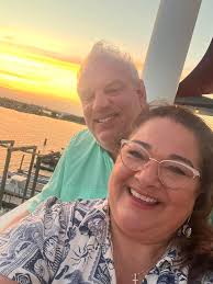 Having fun with my beautiful granddaughter and my bride!