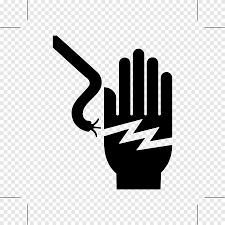 O fio condutor tem comprimento 2,5 cm; Simbolo De Perigo De Eletricidade Ferimento Eletrico Sinal Simbolo Diversos Texto Png Pngegg