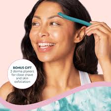 BELLE Women's Electric Facial Shaver Rechargeable Rose Quartz Massager with  Dermaplaning Razors