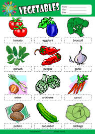 Vegetables Picture Dictionary Esl Vocabulary Worksheet Vegetable Pictures Vegetables Kids Worksheets Printables