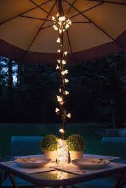 Get Creative With Mason Jar Lights Mason Jar Fairy Lights Umbrella Lights Patio Umbrella Lights