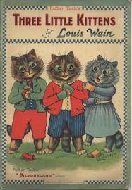 Courtesy of chris beetles ltd. Full Sized Image The Three Little Kittens Tuckdb Ephemera Kittens Vintage Childrens Books Illustrations Book Illustration