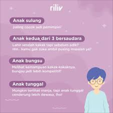 Pikiran atau stigma kekurangan si anak tunggal ini dikenal dengan istilah. Riliv Pa Twitter Menjadi Anak Pertama Tengah Tengah Terakhir Maupun Tunggal Biasanya Memiliki Pengalaman Yang Berbeda Beda Pengalaman Tersebut Lah Yang Selanjutnya Membentuk Kepribadian Masing Masing Kalau Kamu Anak Ke Berapa Riliv