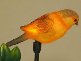 Solar Gartenstecker Vogel Orange Rost 2er Set Led Stabe Bander Dekoleuchten Aussenleuchten Solar Lampenhit