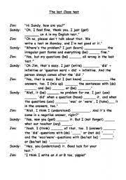I didn't take your pen. Dialogue Past Tense Esl Worksheet By Hathat